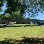 Covered RV and boat storage pavilion at Ozark View RV Park